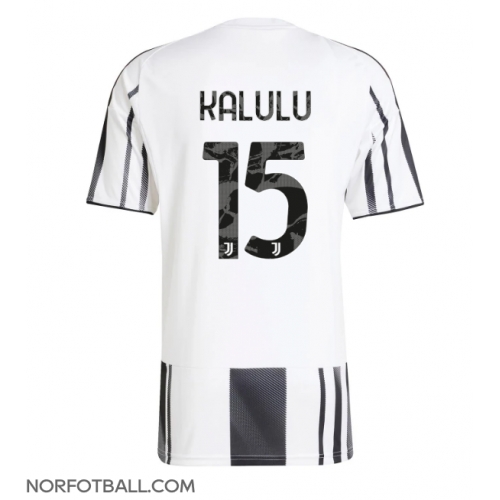 Billige Fotballdrakt Juventus Pierre Kalulu #15 Replika Hjemmedrakt 2025-26 Kortermet Billige Fotballdrakt Juventus Pierre Kalulu #15 Replika Hjemmedrakt 2025-26 Kortermet